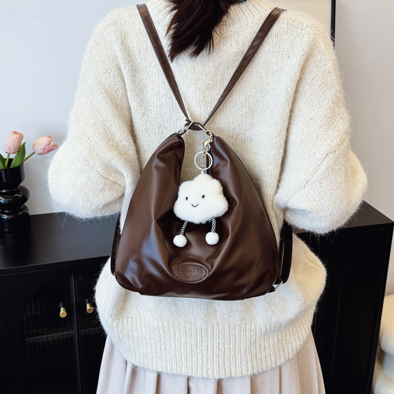 A stylish and versatile large-capacity tote bag for women in winter 2024, a simple and casual Korean version, a niche and trendy women's bag Specification drawing