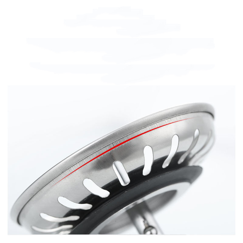Kitchen stainless steel sink, drain lid, lift cage, sealing cover, sink switch, leaky filter cover accessories details Picture