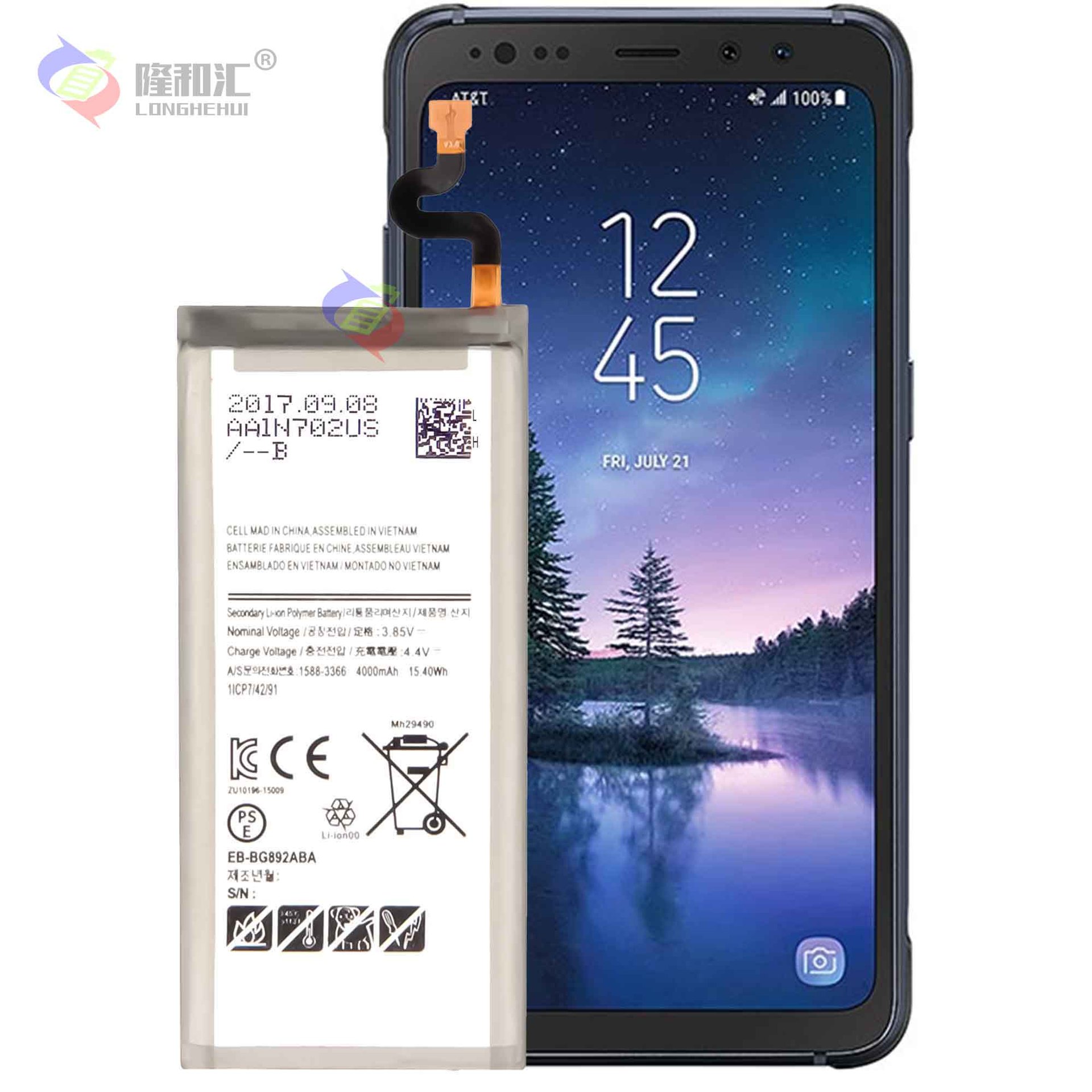 Applicable to Samsung Galaxy S8 Active battery G892A mobile phone battery EB-BG892ABA circuit board Application Scenario