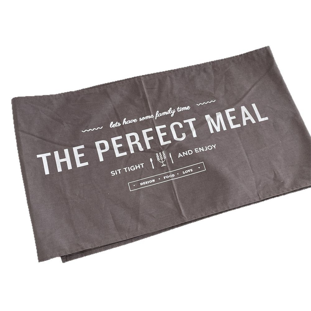 bj52102 simple letter printed tablecloth, restaurant placemat, heat-insulating and heat-resistant, food and photo napkin Item Picture