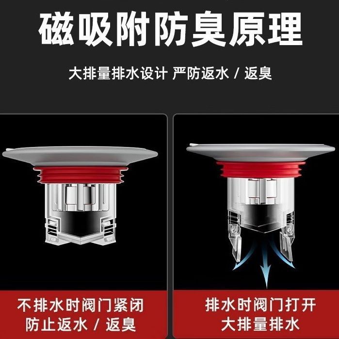 Floor drain deodorizer, bathroom sewer odor prevention and deodorization wonder device, toilet insect repellent tube, silicone cover inner core, universal details Picture