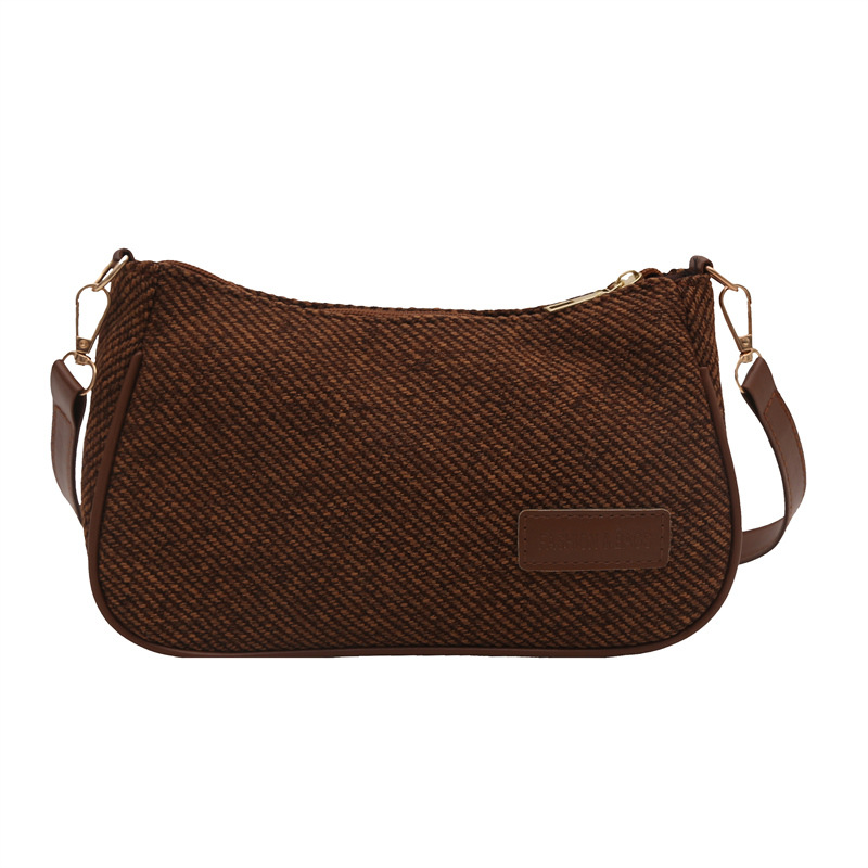 Spring 2025 new style fashionable, versatile, cute solid color, trendy, high-end, niche women's single-shoulder bag, casual bag Item Picture