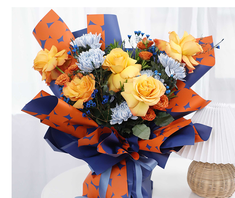 Yuyin Sweet Waterproof Korean-style flower wrapping Paper, flower shop bouquet wrapping paper, wholesale flower decoration materials pic 9