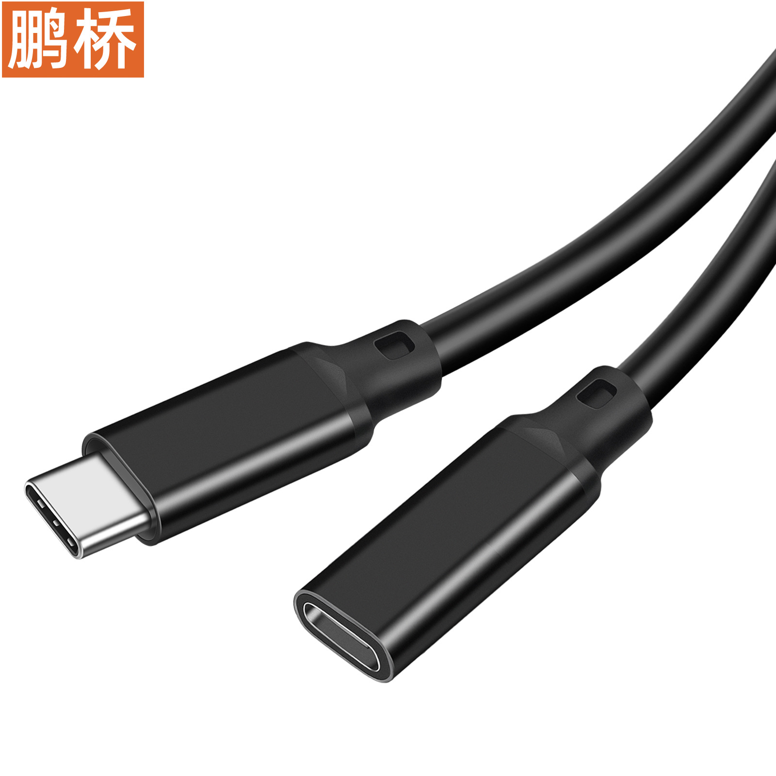 Type-c extension cable for male-to-female conversion, 20Gbps adapter cable, USB3.2 data cable, 4K projection cable, and expansion hard disk cable details Picture