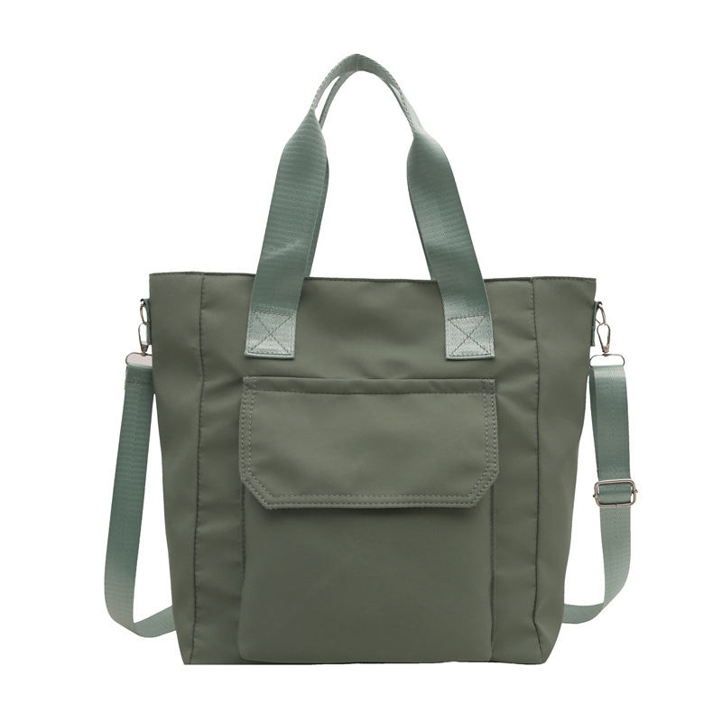 Lightweight handbag, large-capacity commuter bag, 2025 spring work bag for women, student class single-shoulder bag, simple large bag Item Picture