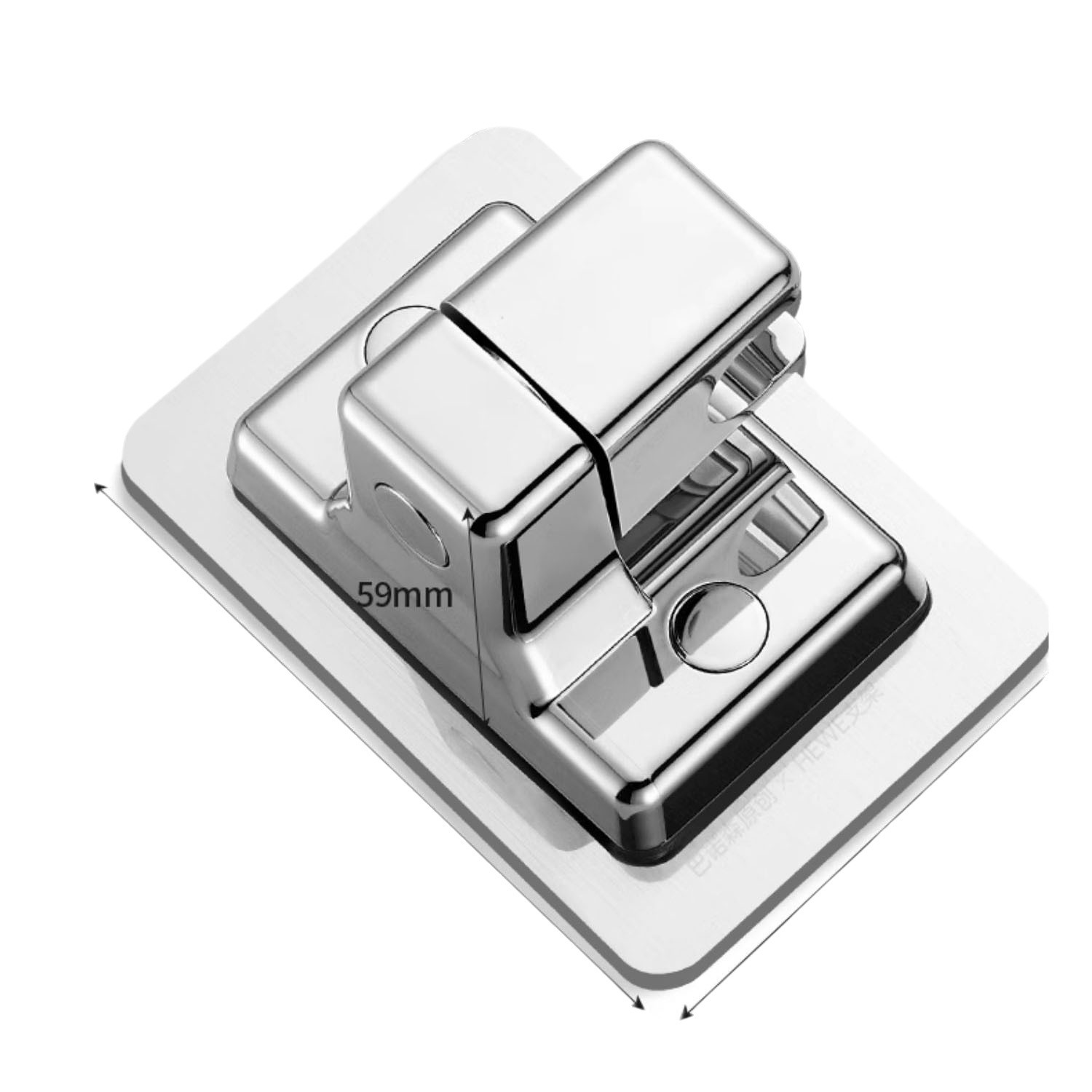 Universal bathroom shower head base without drilling, flower wine rain hanging head adjustment bracket Item Picture
