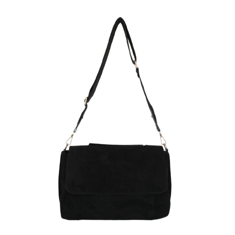 A new cross-border trendy crossbody bag from Japan and South Korea, a deerskin velvet women's bag, a versatile commuting bag, and a single-shoulder handbag Item Picture