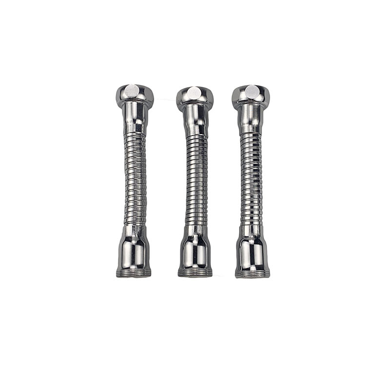 Copper faucet extender 22 fine thread universal swivel joint stainless steel swing head can shape universal pipe nozzle Application Scenario