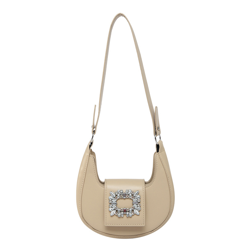 The new 2025 underarm bag for women features a niche design with a high-end feel. It is a trendy single-shoulder crossbody bag for commuting and a stylish crescent-shaped bag Item Picture