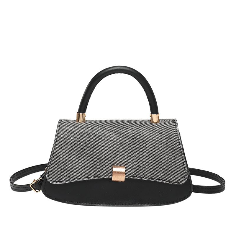 2025 New niche high-end quality handbag, simple and elegant, versatile commuting bag, single-shoulder crossbody bag, women's bag Item Picture