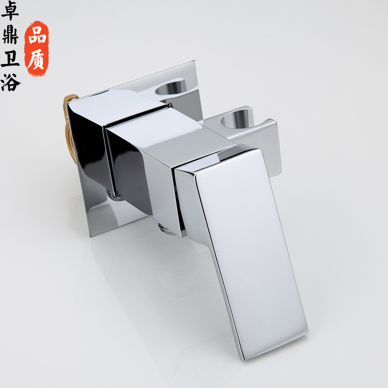 Cross-border wholesale of concealed shower heads, cold and hot all-copper washbasins, spray guns, toilet companions, mixing valves, bathroom shower valves and sets details Picture