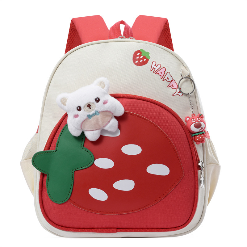 Cute cartoon children's bags, kindergarten schoolbags, 4-6 years old babies, backpacks for boys and girls, lightweight, weight-reducing and spine-protecting 5 details Picture
