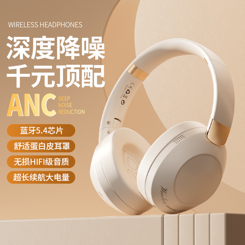 The new cross-border V770ANC active noise-cancelling Bluetooth headphones are a foldable headset for gaming mobile phones full figure