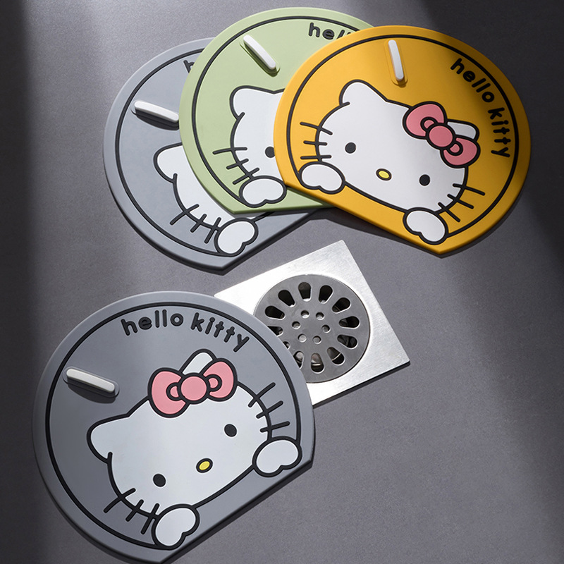 Cartoon anti-odor floor drain cover, anti-insect and anti-odor wonder, kitchen, bathroom and toilet floor drain pad, bathroom anti-odor pad manufacturer Application Scenario