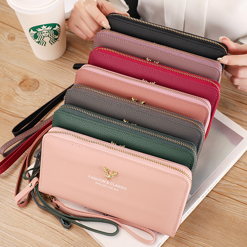 The new women's wallet, long zipper clutch, large-capacity wallet, and high-end PU leather card case are in stock and on sale Application Scenario