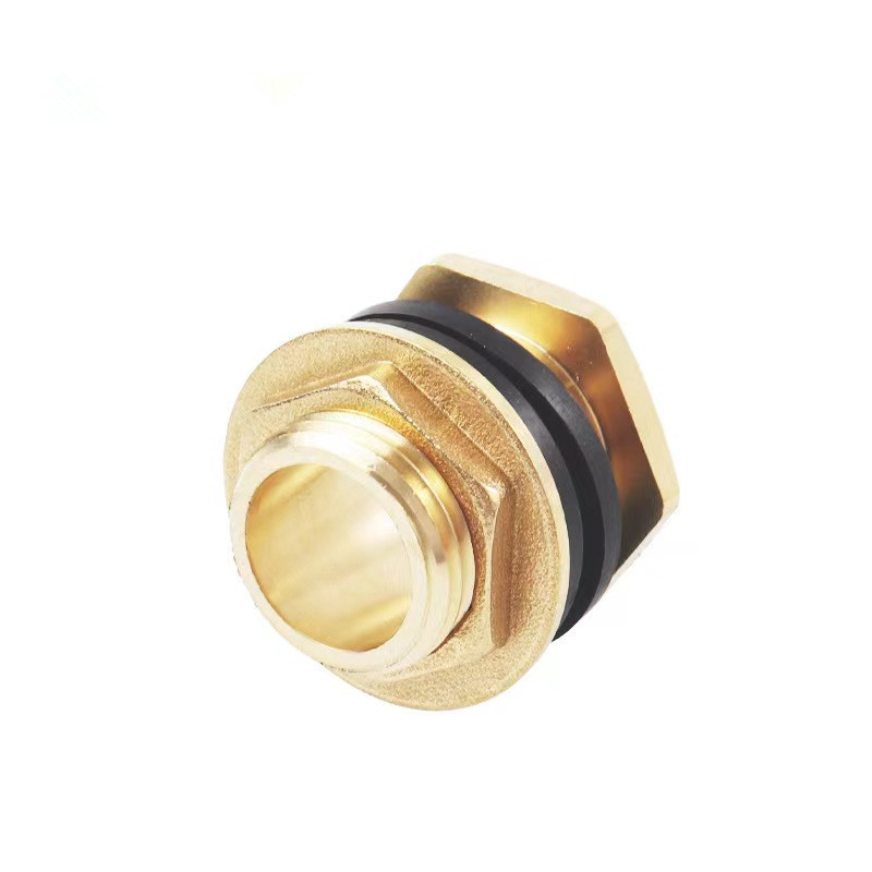 Copper water tank joint, inner and outer thread water tower pool joint Item Picture