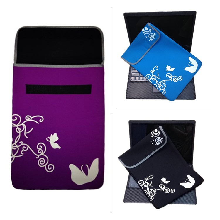 In-stock protective case with printed color Velcro for 10-inch, 12-inch, 13-inch, 14-inch and 15-inch laptop inner liner bags Specification drawing