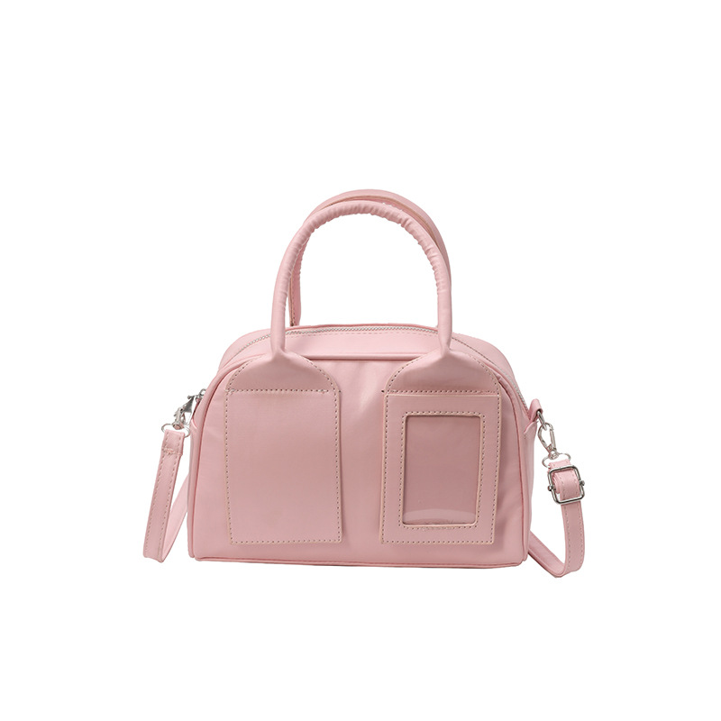 A new 2025 American retro hand-held bowling bag, a trendy, casual, high-end and elegant commuter crossbody bag for women Item Picture