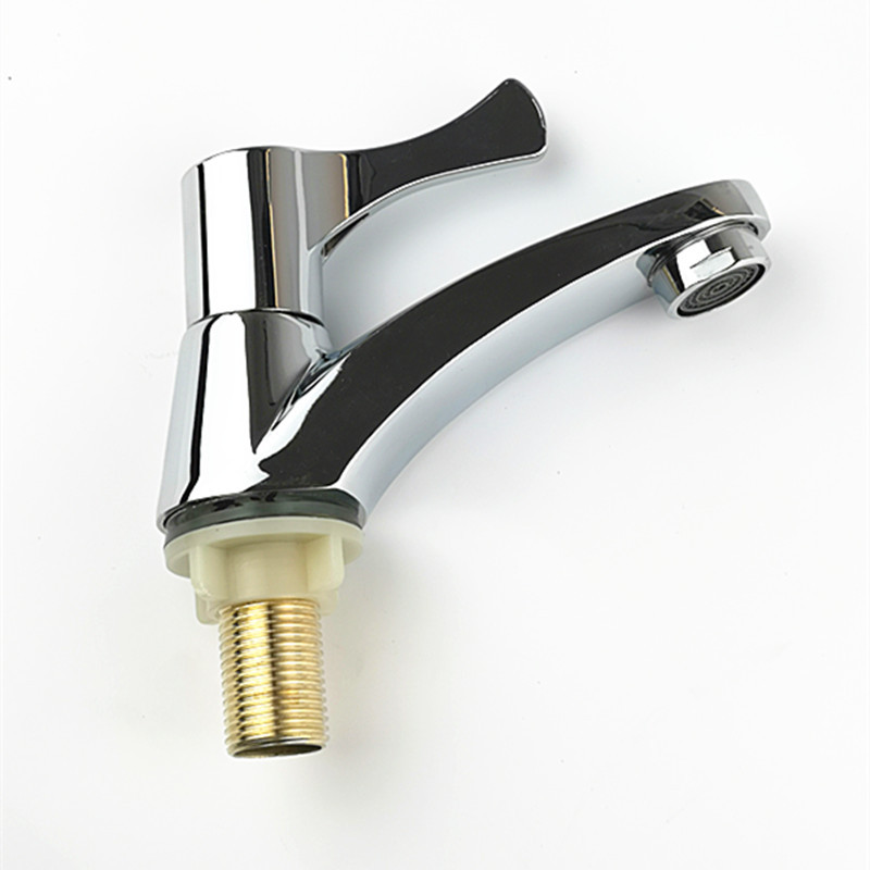 Copper core 98 desktop single-water washbasin faucet, zinc alloy desktop washbasin single-cooling faucet, foreign trade manufacturer full figure