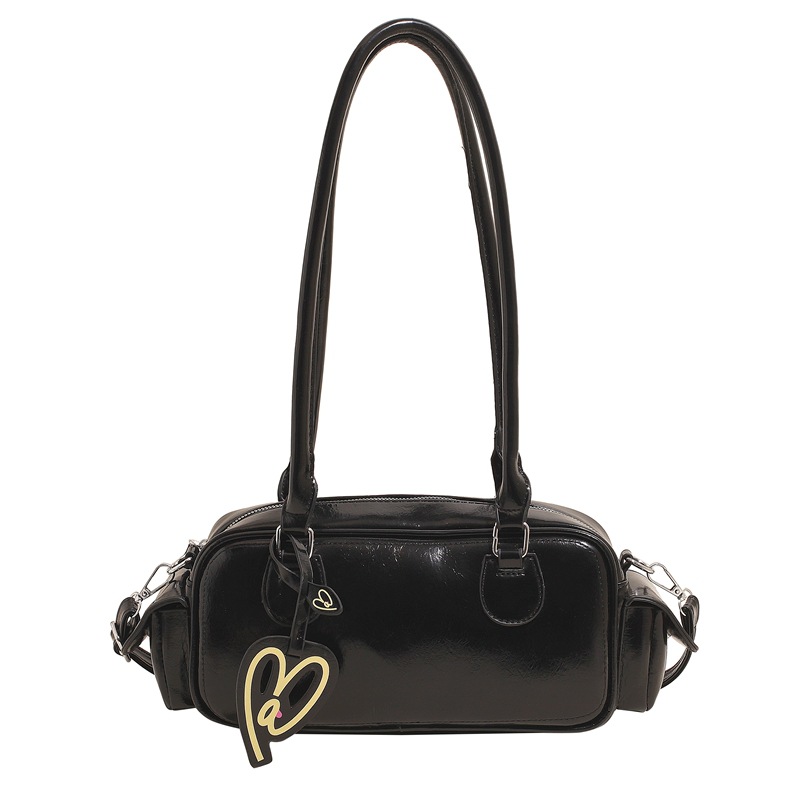 Spring 2025 niche new handbag, fashionable and versatile for commuting, large-capacity single-shoulder crossbody Boston women's bag Item Picture