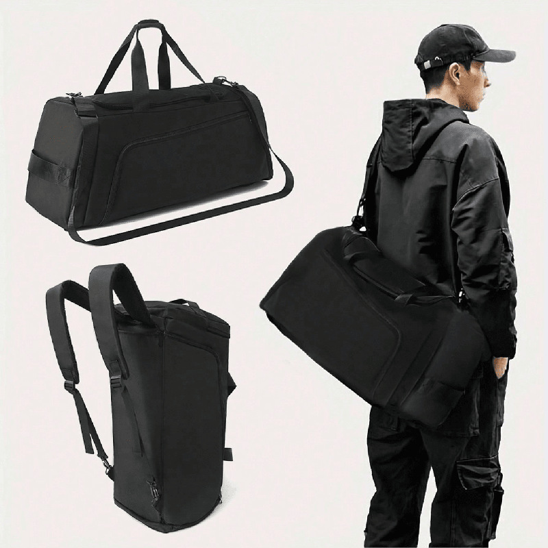 A 40L lightweight and large-capacity portable school sports travel bag for both male and female students full figure
