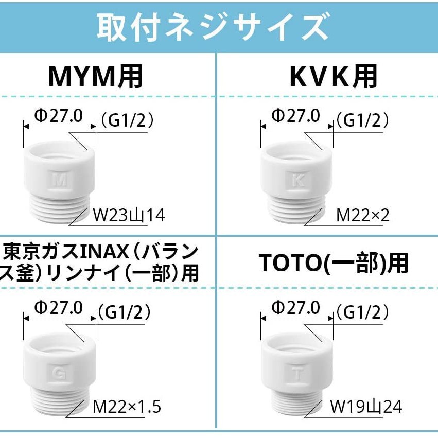 Japanese showerhead adapter KMGT, showerhead conversion port, Japanese hose conversion adapter details Picture