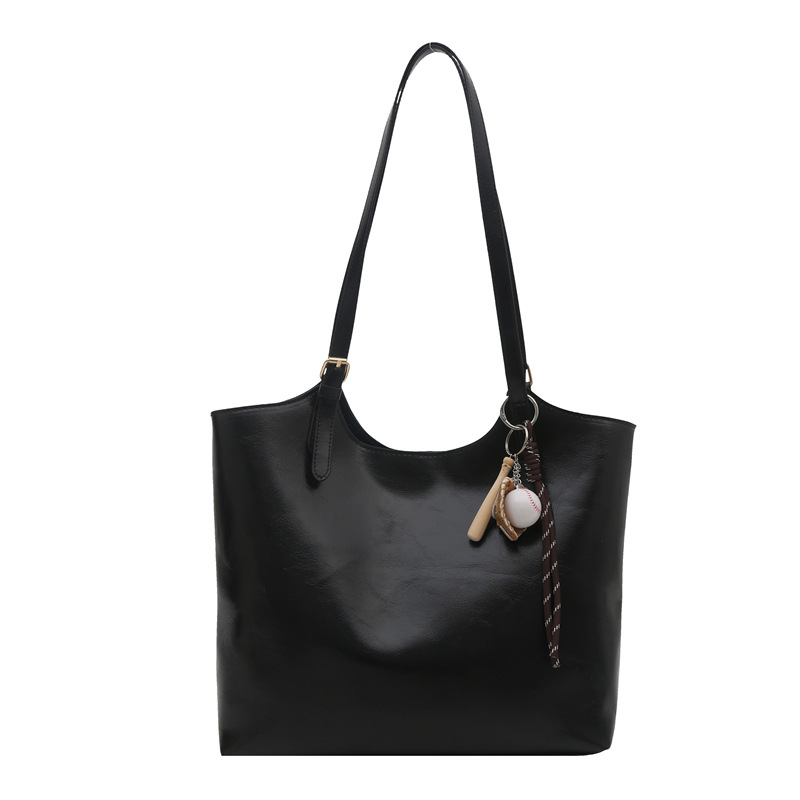Commuting bag to work, tote bag, women's large-capacity bag, 2025 new style, college students' class niche single-shoulder bag, women's bag Item Picture