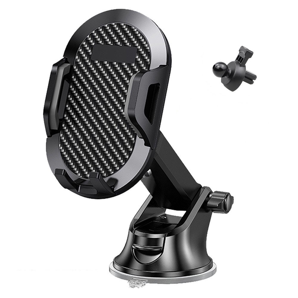 New type of foreign trade car mobile phone stand, car navigation frame, telescopic suction cup type dashboard central control air outlet Application Scenario