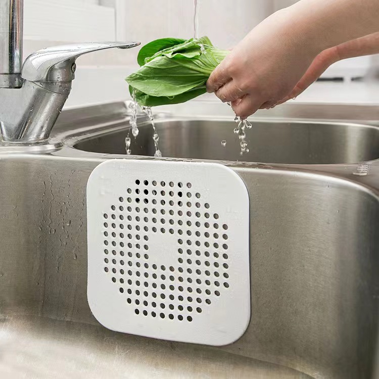 Anti-odor floor drain pad, thickened anti-clogging cross-border plastic floor drain cover for toilet, kitchen sink, bathroom and sewer Specification drawing