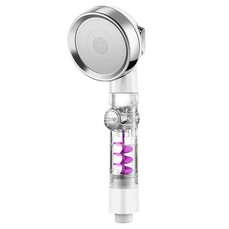 Wholesale of pressurized shower heads, household shower hoses, handheld bathroom shower heads, and complete sets of bathroom bathing accessories Item Picture