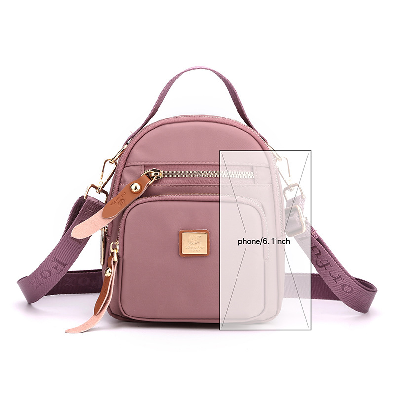 Colorful Fox's new single-shoulder bag for women's outdoor casual crossbody, simple and portable mobile phone key coin purse Item Picture