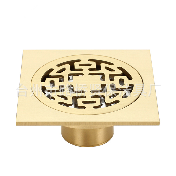 We supply high and medium-grade all-copper anti-odor chrome-plated floor drains Application Scenario