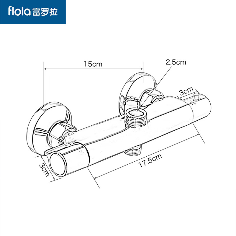 Foreign trade constant temperature mixing valve, all-copper constant temperature shower faucet, electric water heater, solar constant temperature valve, mixing valve Application Scenario
