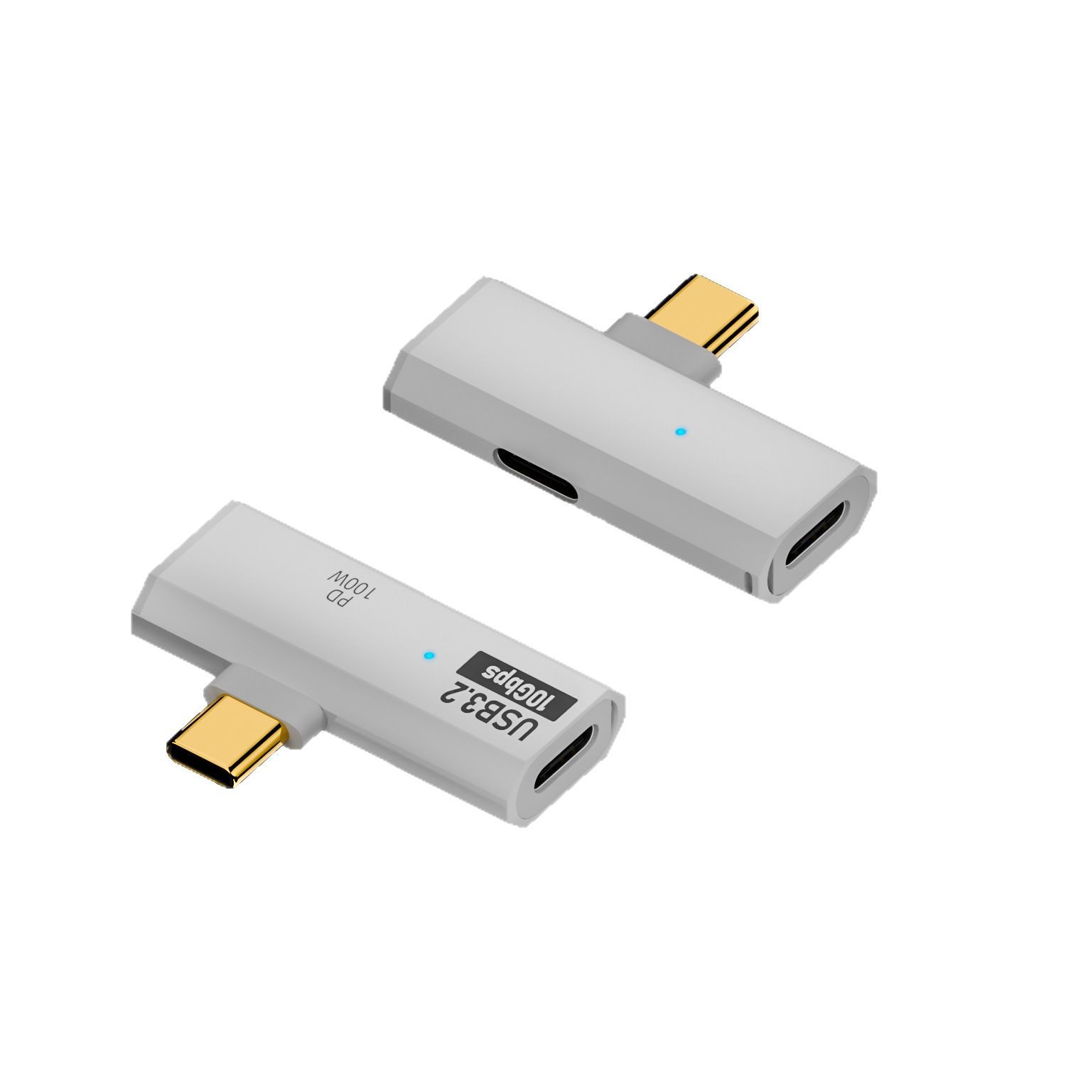 Type-C 1-in-2 adapter USB3.2 10Gbps/PD100W fast charging mobile phone headphone audio converter Item Picture