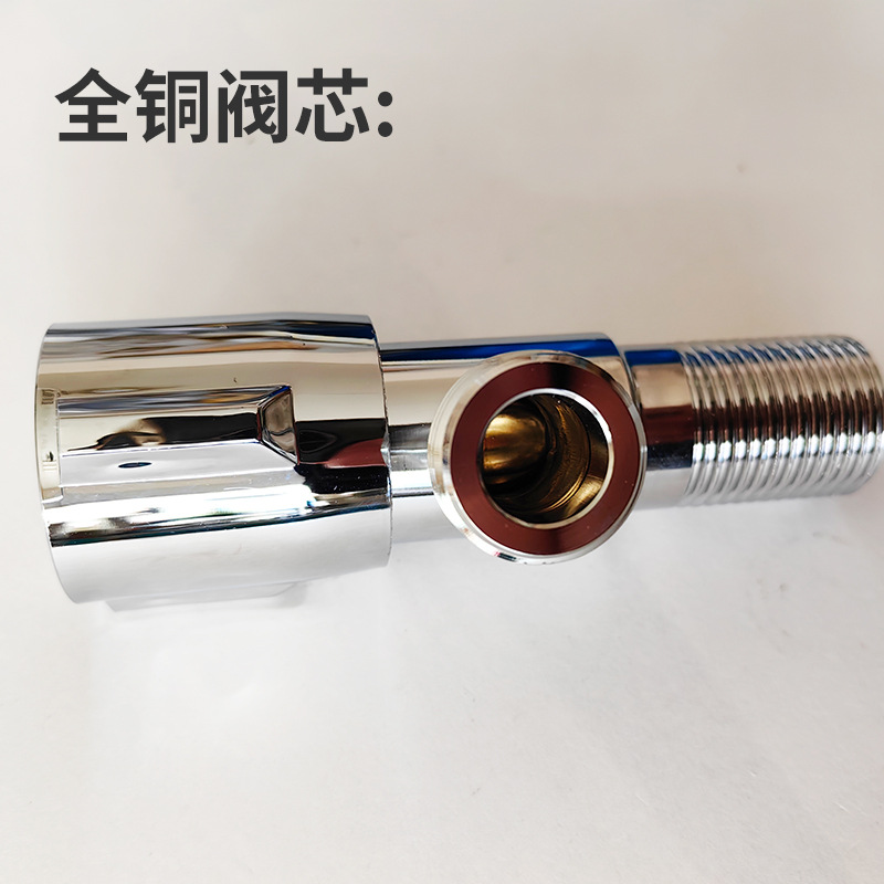 Factory wholesale Angle valves, three-wheel Angle valves, stainless steel Angle valves, double-outlet Angle valves, copper core Angle valves, kitchen Specification drawing