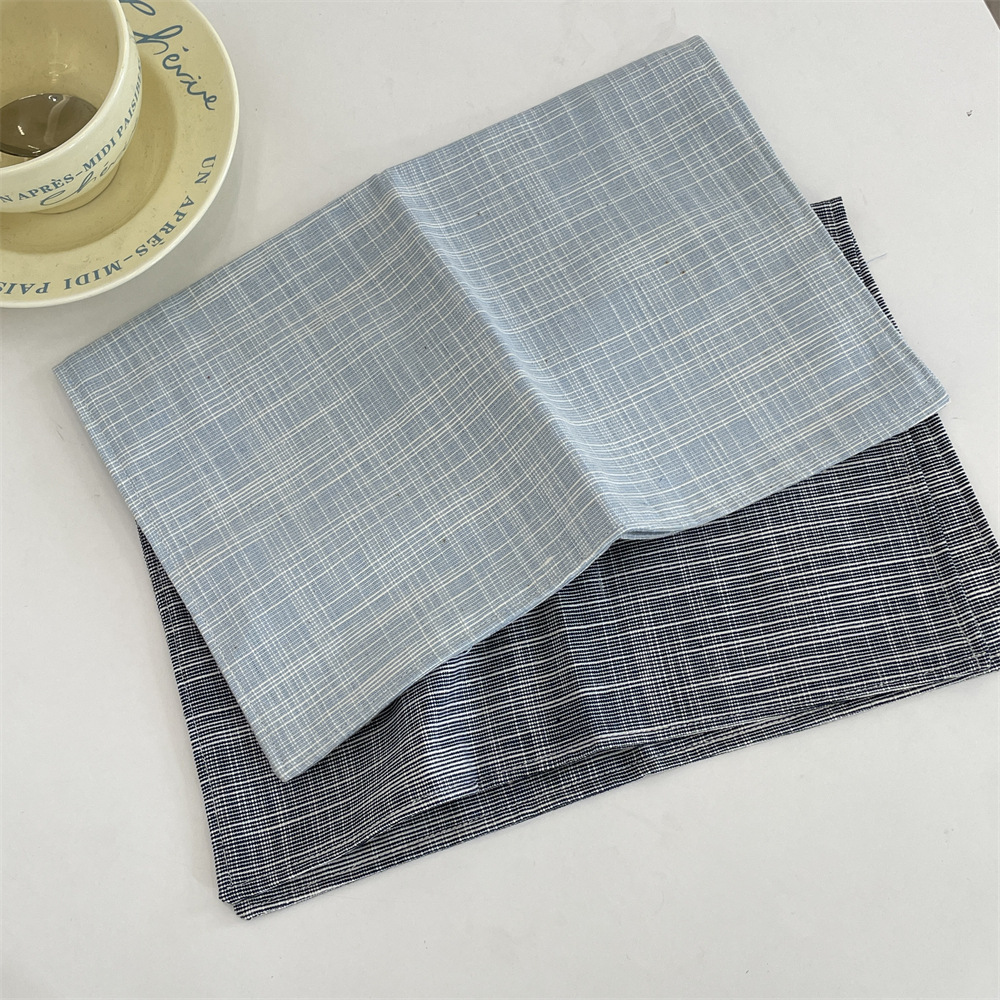 bj51193 ins simple cotton and linen placemats, heat-resistant Western plate MATS, heat insulation MATS, bowl MATS, home dining tablecloths Specification drawing