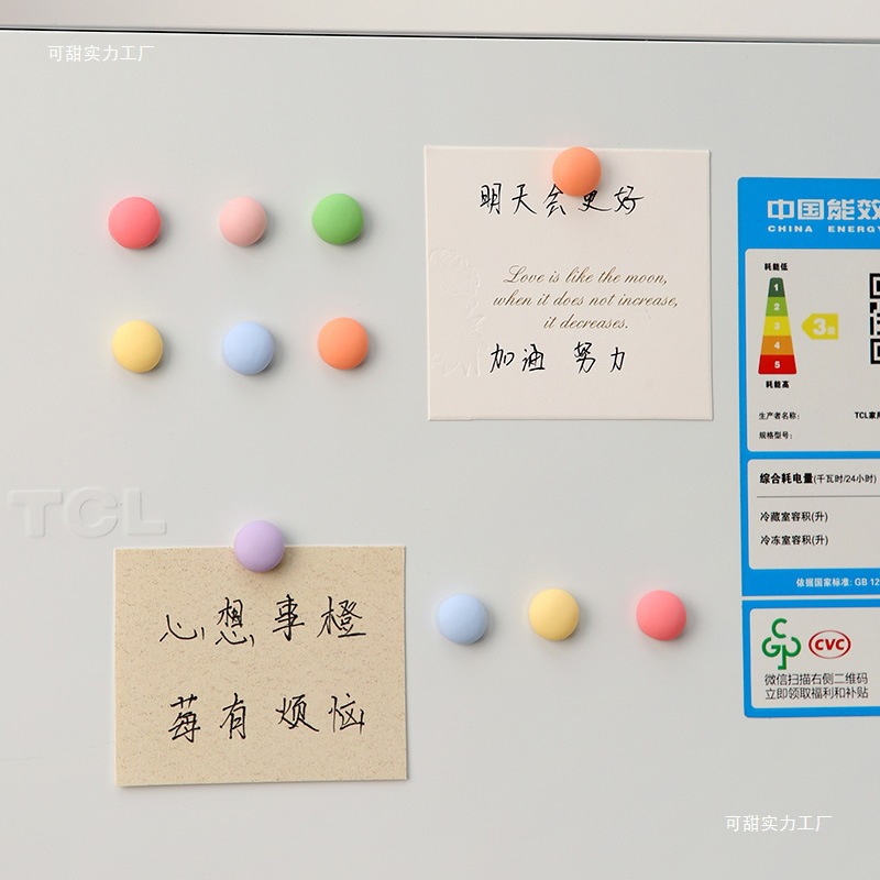 Creative and personalized fridge magnets, magnetic stickers, blackboard photos, fixed message magnetic stickers, magnetic clips, cute decorative magnetic stickers details Picture