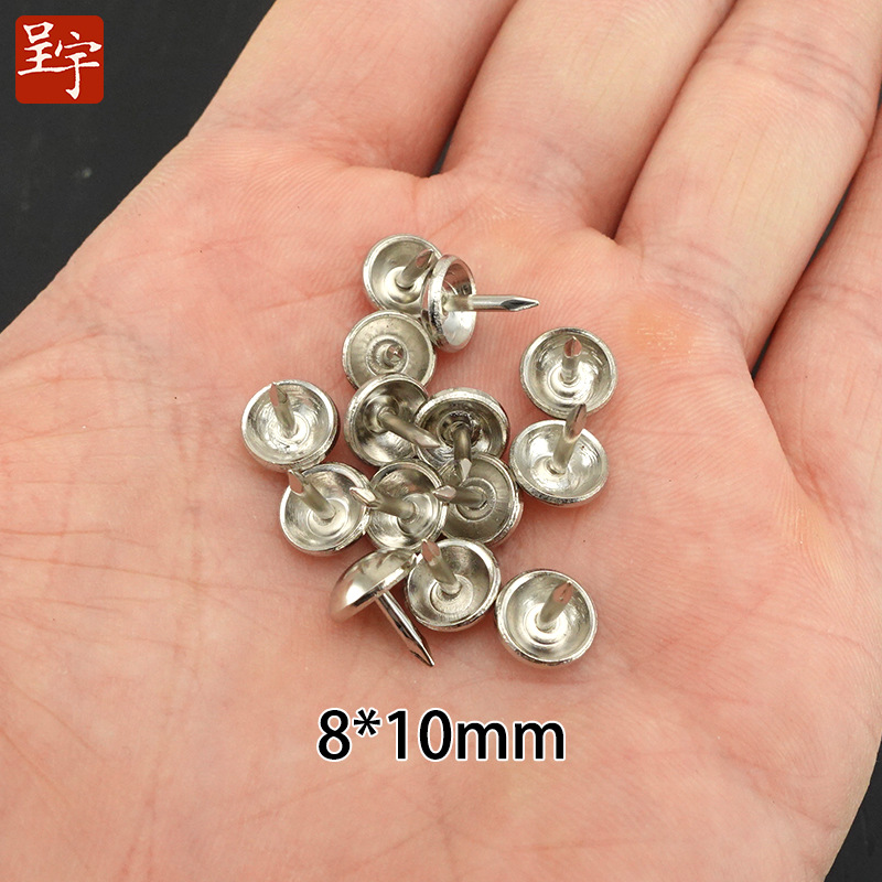9mm smooth iron nails, silver bubble nails, furniture drum nails, drawing nails, antique sofa nails, wooden box nails, door nails, decorative iron bubble nails Application Scenario