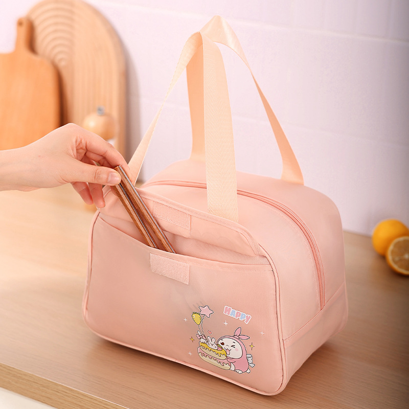 Runhui Vitality Cartoon Semi-round Meal Packs, student meal packs, Picnic Ice packs, lunch box packs for work, insulated lunch box bags details Picture