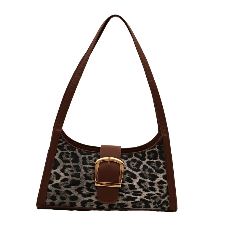 Casual single-shoulder bag 2025 new style fashionable spring simple commuting bag Leopard print crossbody women's bag underarm handbag Item Picture
