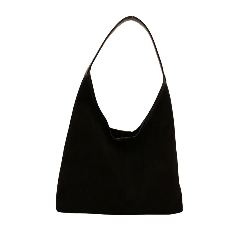 A new retro and individualistic commuter single-shoulder bag for winter 2024, with a large capacity, fashionable, simple and casual underarm tote bag Item Picture