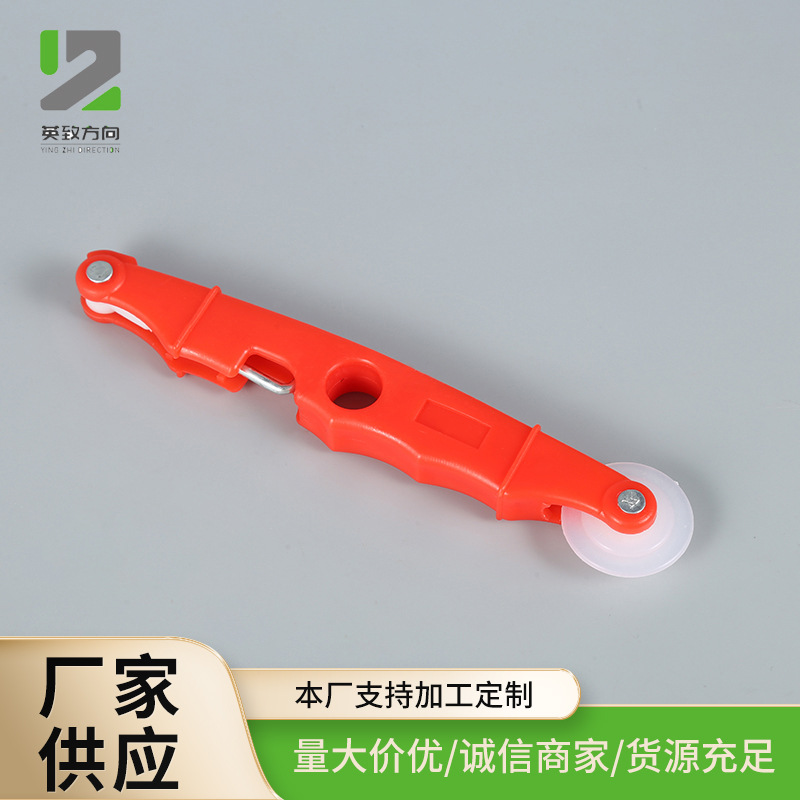 The manufacturer supplies window screen pressure wheels, window screen tools, window screen hooks, flat pressure wheels, aluminum alloy pressure strips and hooks Specification drawing