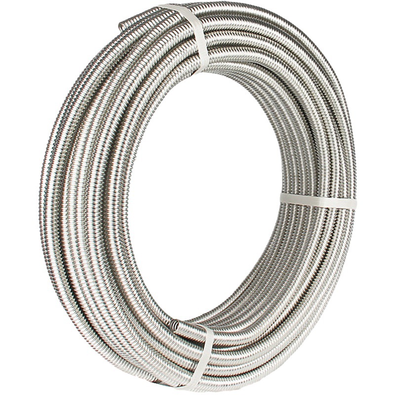 Factory direct supply of 304 stainless steel corrugated pipe anti-explosion metal hose, 4-inch and 6-inch cold and hot water inlet and outlet metal water pipe Item Picture
