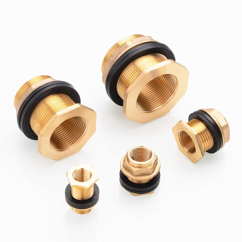 Copper water tank joint, inner and outer thread water tower pool joint full figure
