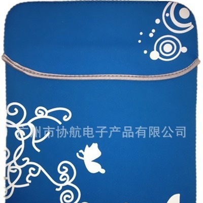 10-inch, 12-inch, 13-inch, 14-inch and 15-inch eight-needle thread printed butterfly notebook inner case with diving material protective cover Specification drawing