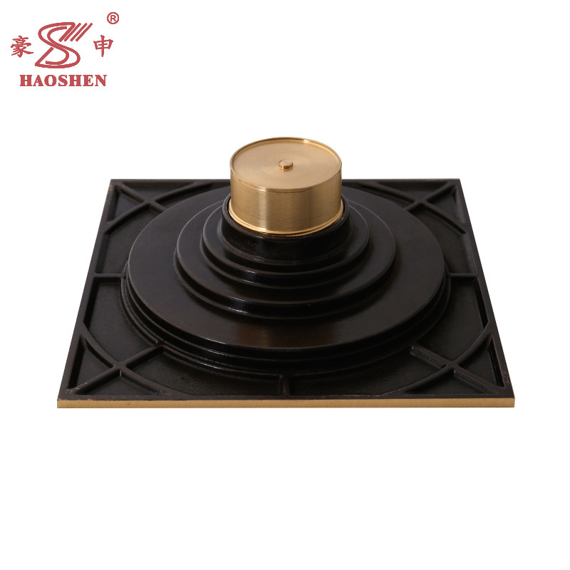 Wholesale all-copper anti-odor floor drain, bathroom sewer anti-odor cover, drain plug, antique wisteria flower copper floor drain factory Application Scenario