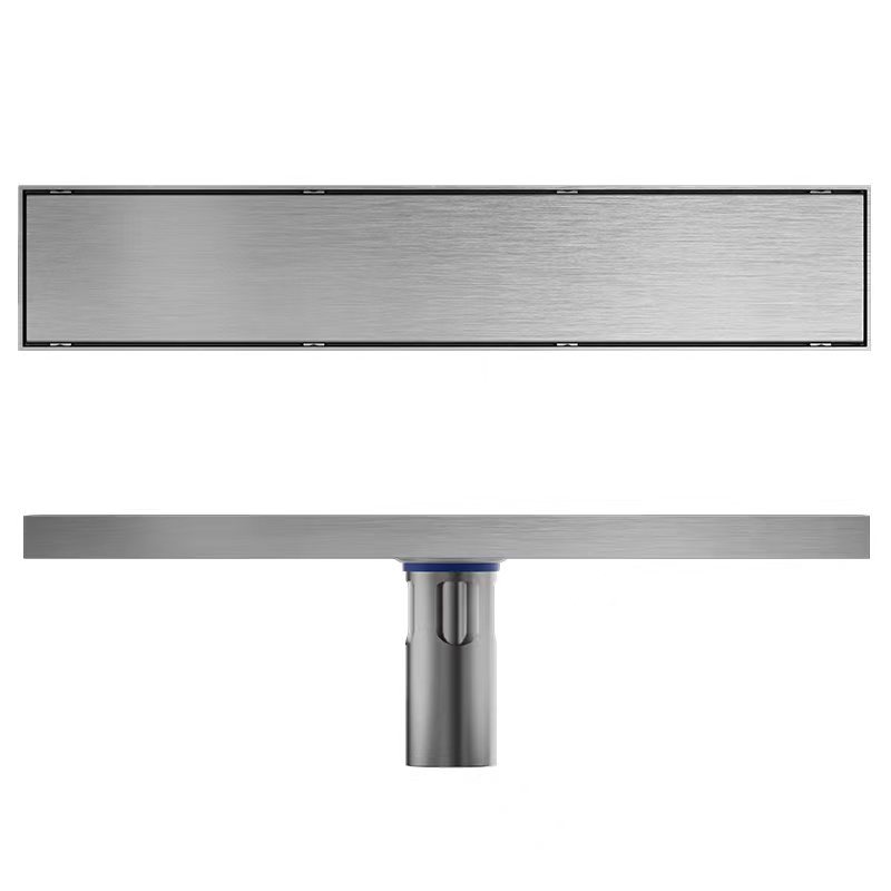 304 stainless steel invisible long floor drain, bathroom can be tiled, large-displacement rectangular anti-insect and odor-proof floor drain for bathroom Item Picture