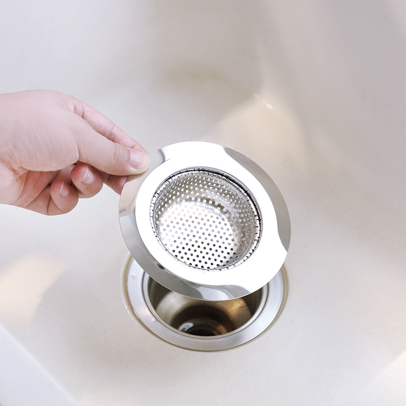 Sewer kitchen wonder, sink, garbage, stainless steel filter screen, vegetable basin, sink, dish carrying cage, floor drain anti-clogging Specification drawing