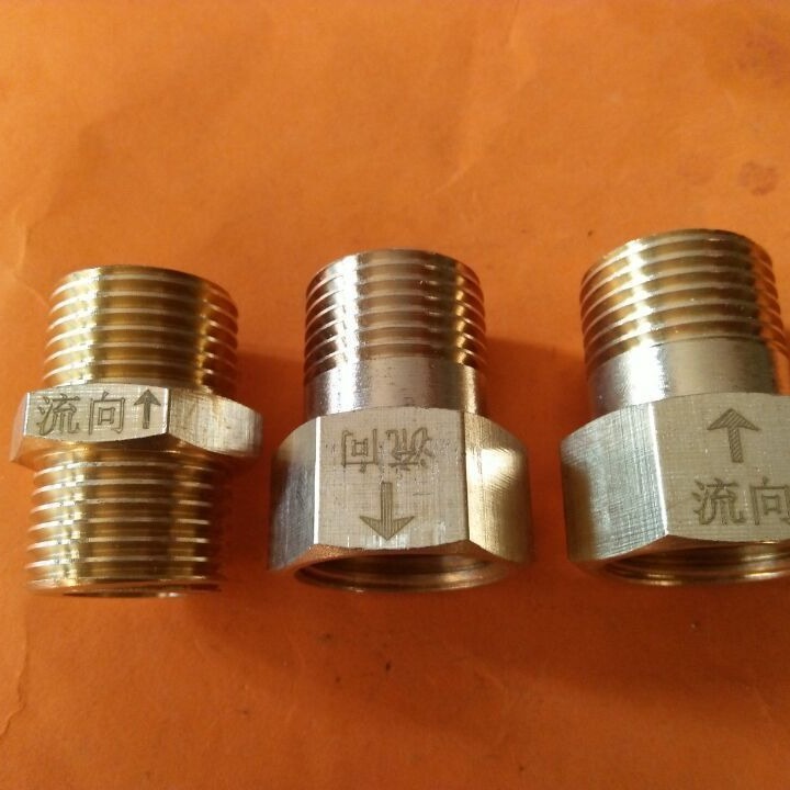 1-inch plastic core double external thread check valve, non-return valve, one-way valve, toilet anti-backflow valve, special valve for thermostatic faucet Application Scenario