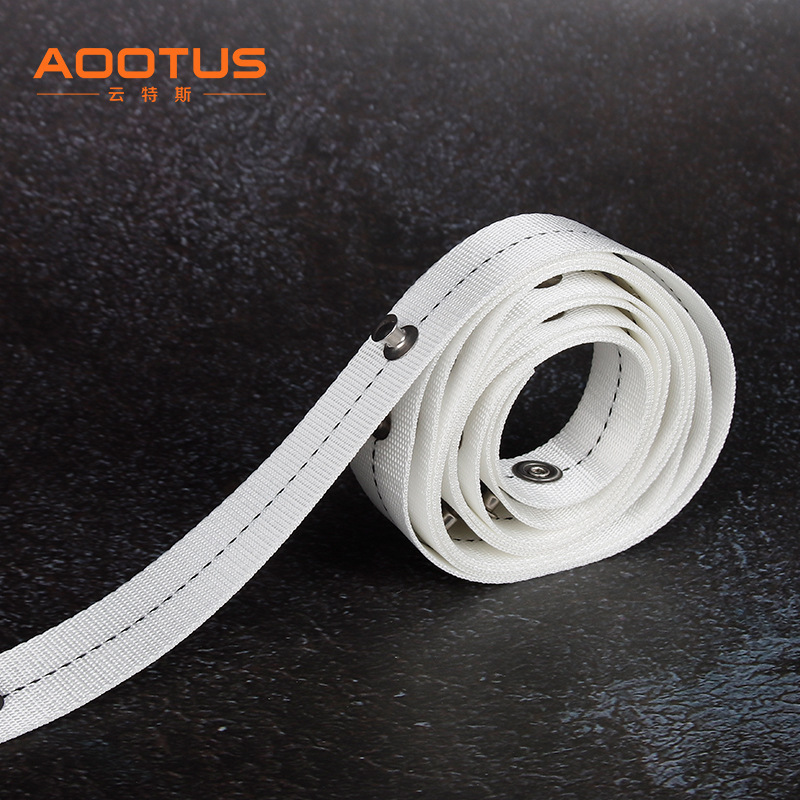Source factory electric curtain track serpentine fabric tape, thickened polyester nylon yarn tape, serpentine curtain accessories fabric tape details Picture